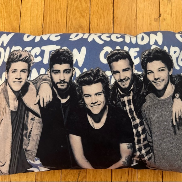 One Direction Blue Pillow - Picture 3 of 3